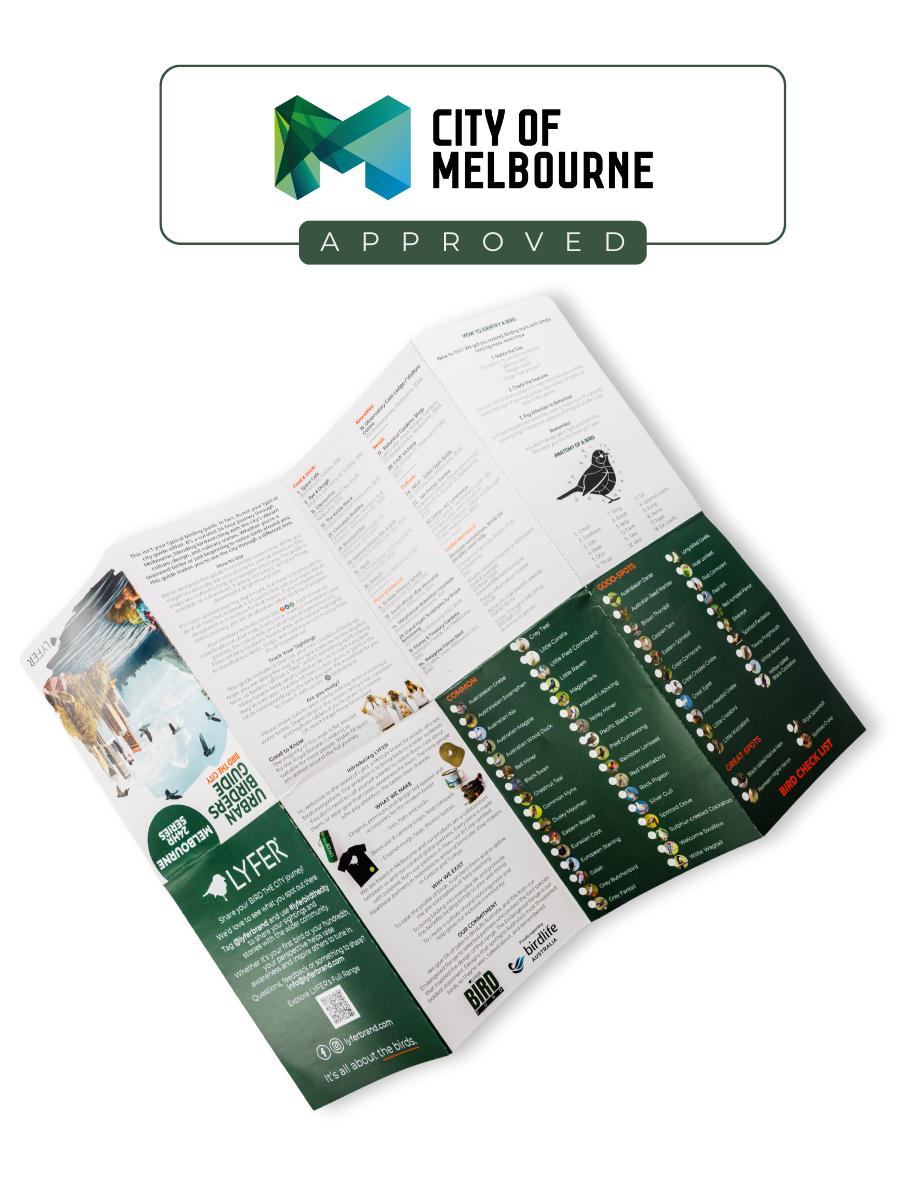 Urban Birders Guide: Bird the City – Melbourne - PRINTED
