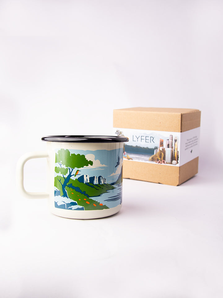 LYFER Field Mug with packaging