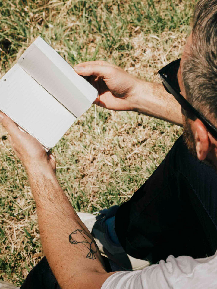 Lyfer Field Note Pad, original design using 100% stone paper, durable, water-proof and tear-resistant. Ideal for birdwatching or everyday notes.