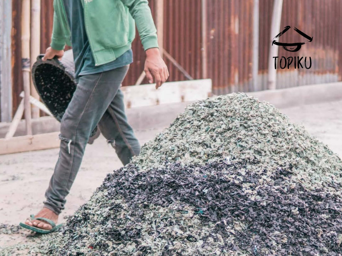 Topiku recycled plastics mound to make their headwear for LYFERs collection of hats