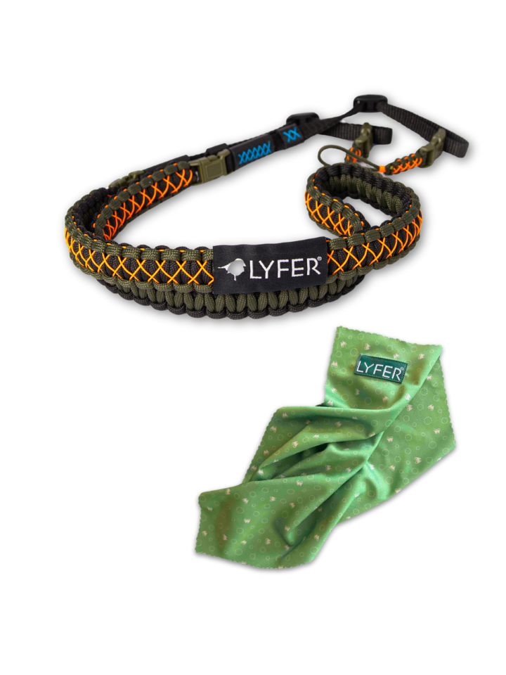 Image showing the bundle of the micro cloth cleaner and the lyfer adjustable straps