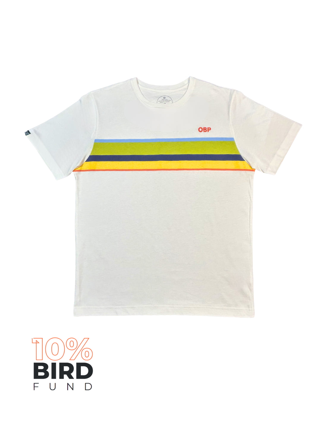 Orange-bellied parrot t-shirt with OBP embroidery 